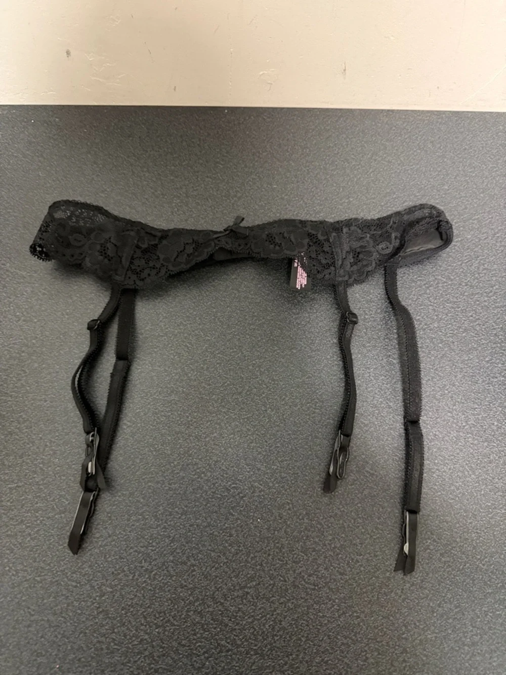 Victoria's Secret Black Lace Garter Belt 2012